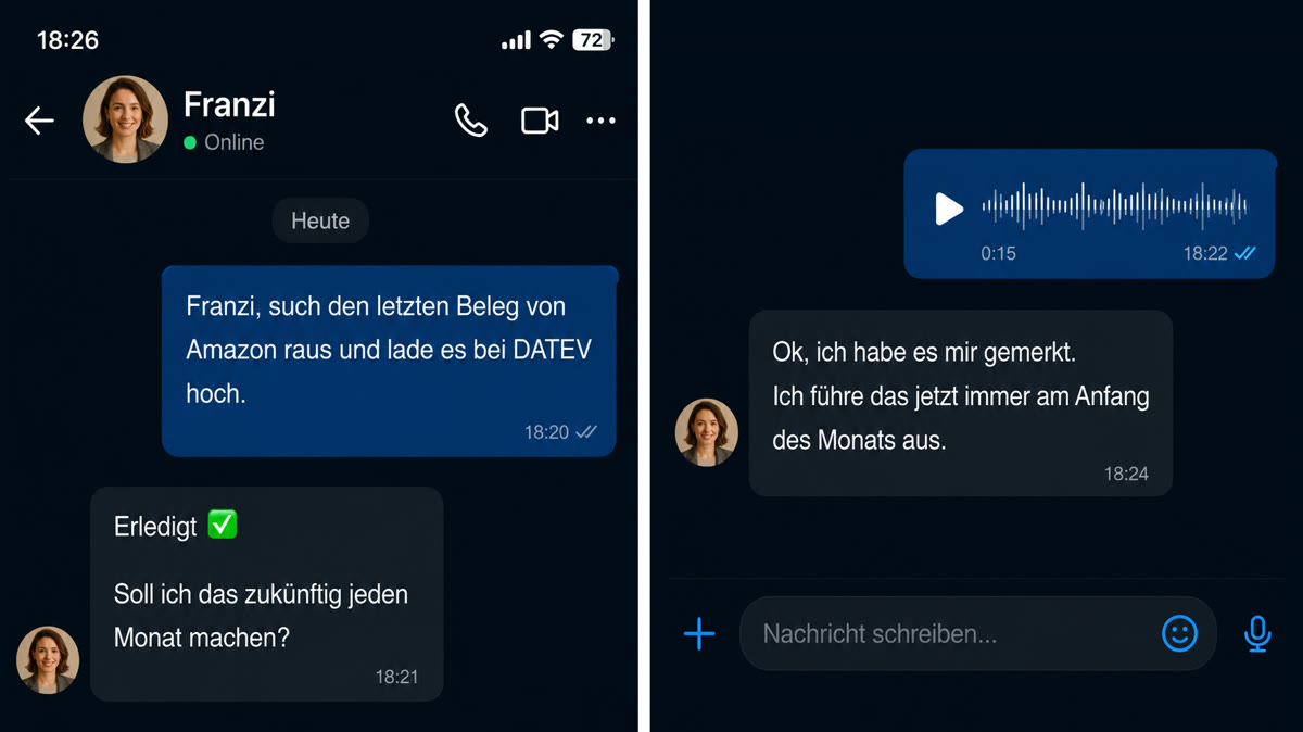 Chat mit Franzi